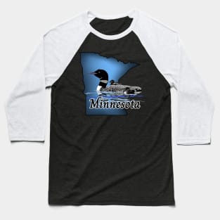 Minnesota Loon Baseball T-Shirt